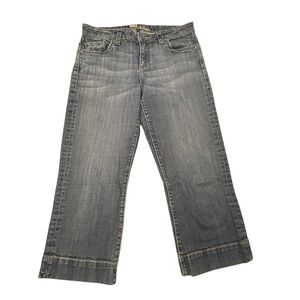 Kut from the Kloth Women’s Mid Rise Straight Leg Cropped Stretch Jeans 8